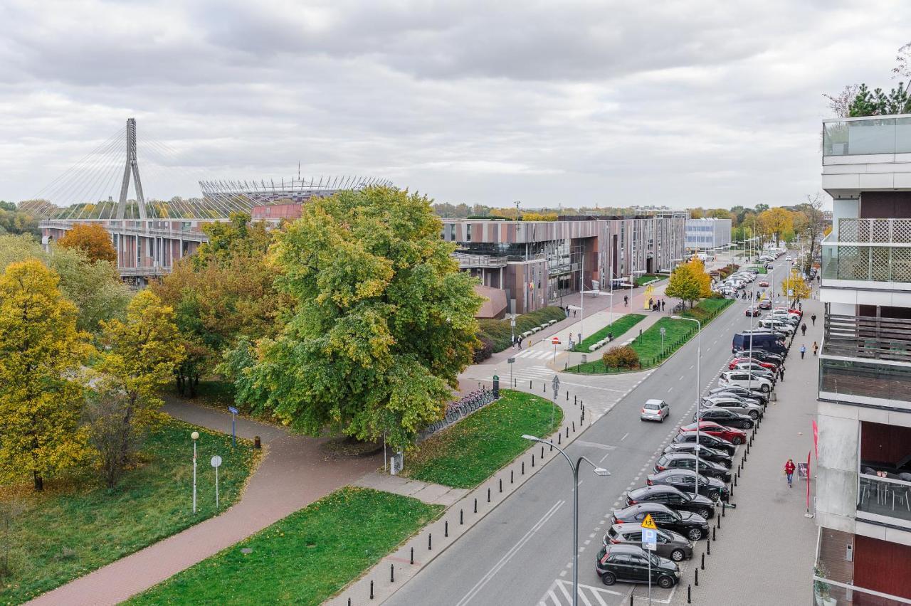Lumina Apart With A Large Balcony Near Presidential Palace And River Varşovia Exterior foto