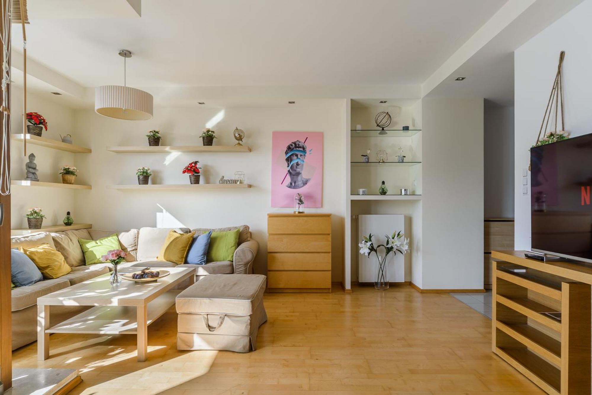 Lumina Apart With A Large Balcony Near Presidential Palace And River Varşovia Exterior foto